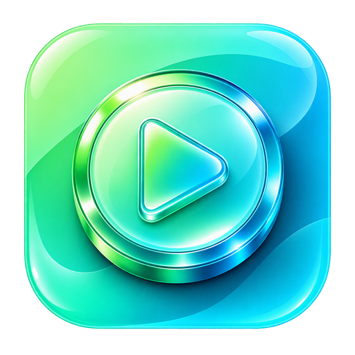 VidMint-KI-Kurzvideo-Maker-App-Symbol in Mintgrün